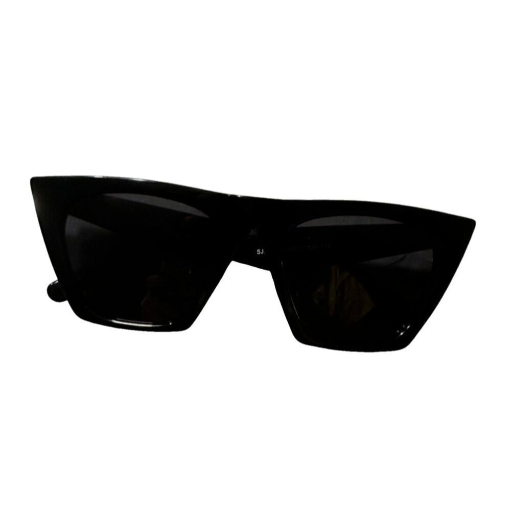 SOJOS sunglasses SJ2115 black thick rim retro Polorized UV400
